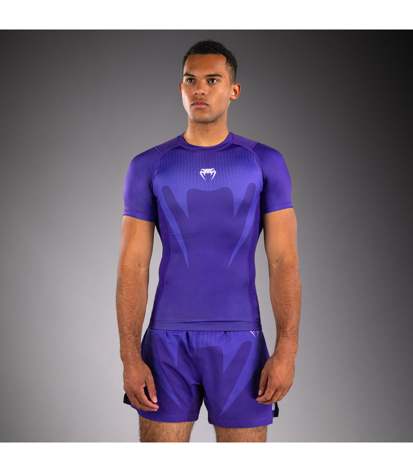 Рашгард - Venum No Gi Rashguard Short Sleeves - Purple​